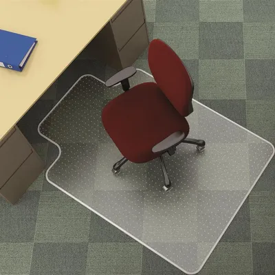Mata Pod Krzesło Q-Connect Na Dywany 134X115Cm Kształt T