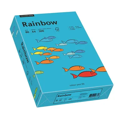 Papier Xero Rainbow A4 80G Ciemno-niebieski R 88
