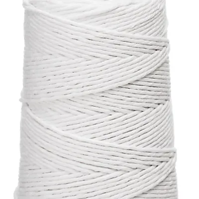 Sznurek Bawełniany Skręcany 3mm 100m Biały / DpCraft