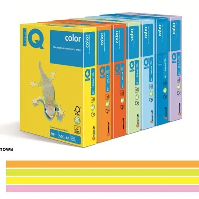 Papier IQ Color A4 80g NEOPI Jaskrawy Różowy /Mondi