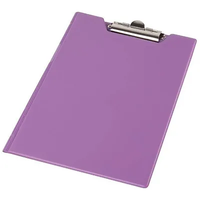 Clipboard A5 PVC Zamykany Pastel Fioletowy /Panta Plast