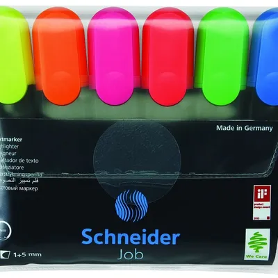 Zakreślacz Schneider Job 6kol Etui [SR115096]