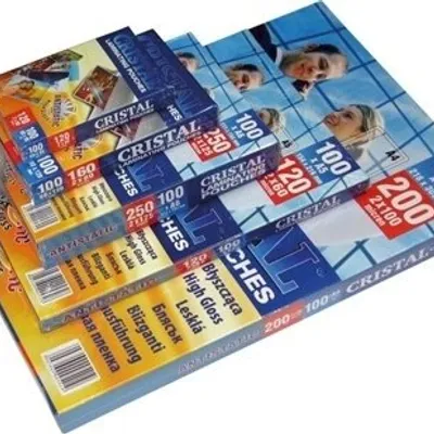 Folia Laminacyjna 65x95mm 100mic 100szt. Błyszcząca Antystatyczna