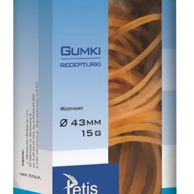 Gumki Recepturki Tetis 43mm Pudełko 15g