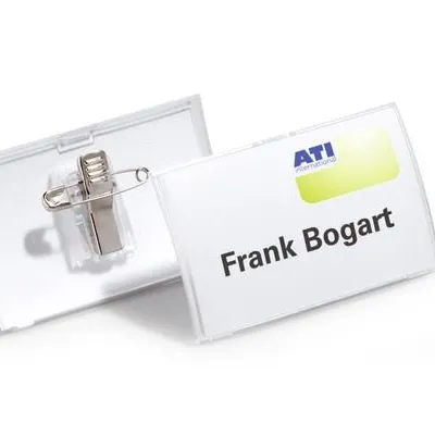 Identyfikator Click Fold 40x75mm z Kombi Klipem 25szt. /Durable 821119