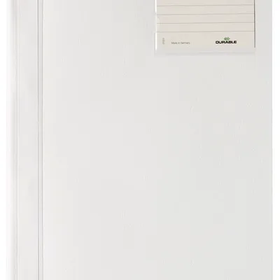 Skoroszyt A4+ PVC Opaque Nieprzezroczysty 200 Kartek Biały /Durable 250002
