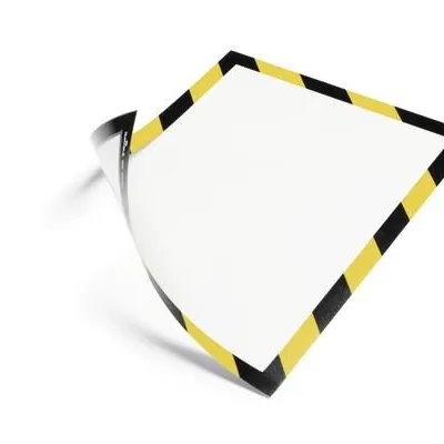 Ramka Magnetyczna Security A4 5szt. Czarno-Żółta /Durable 4945130
