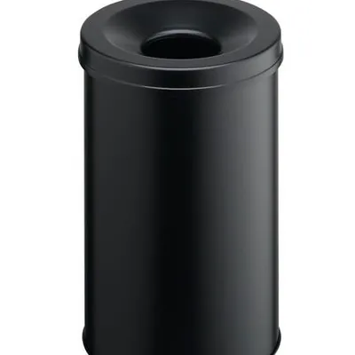 Kosz Na Śmieci Safe 30 Litrowy Okrągły Czarny /Durable 330601