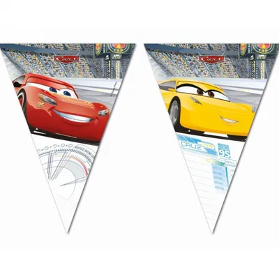 Banner "Cars 3", flagi /GoDan