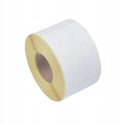 Etykiety na Rolce Papierowe 40x30 6000szt. Tuleja 76mm