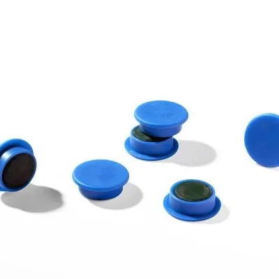 Magnesy Do Tablic 21mm 6szt. Niebieski /Durable 470206