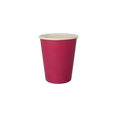 Kubeczki pap. jednokolorowe Magenta, 270ml/6 szt. /GoDan