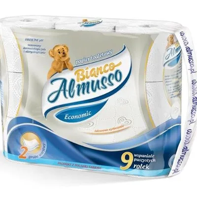 Papier Toaletowy A'9 Bianco Biały /Almusso