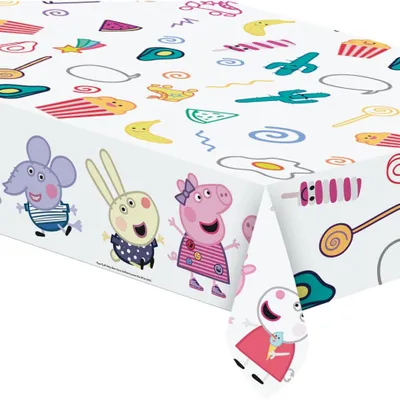 Obrus plastikowy Peppa Pig, 120x180 cm /GoDan
