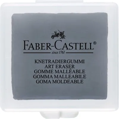 Gumka Artystyczna Chlebowa w Etiu Plastikowym [12722O FC] Szara /Faber Castell