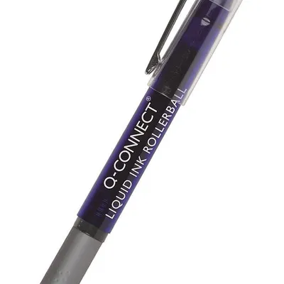 Cienkopis Kulkowy Q-Connect 05mm (Linia) Niebieski