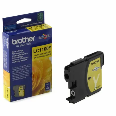 Brother LC1100Y DCP-185/585/6690/MFC-790/5490/6490 Yellow (Oryg.)