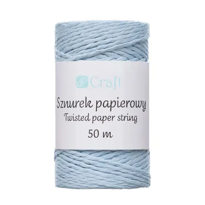Sznurek Papierowy 50m [DPSZ-020] Niebieski /DpCraft