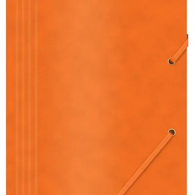Teczka Z Gumką Office Products Preszpan A4 390Gsm 3-Skrz. Pomarańczowa