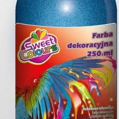 Farba Plakatowa 250ml Brokatowa Niebieska Sweet Colours / Otocki