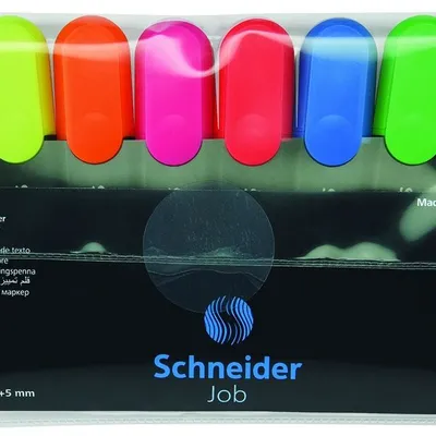 Zakreślacz Schneider Job 8kol Fluo [SR115088]