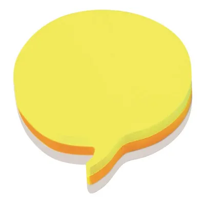Kostka Samoprzylepna Post-It (2007Sp) 1X225 Kart. W Kształcie Chmurki Komiksowej