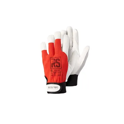 Rękawice Eco Tec RS Kozia Skóra Rozm. 10 Czerwone /RS-Schutz