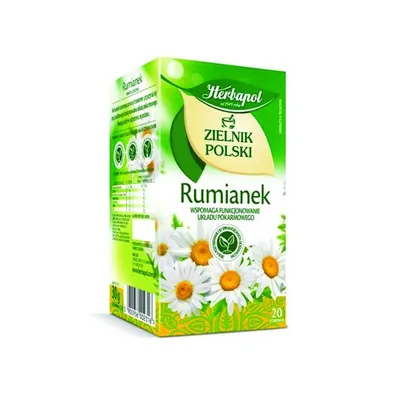 Herbata Herbapol Zielnik Polski Rumianek 20 Torebek