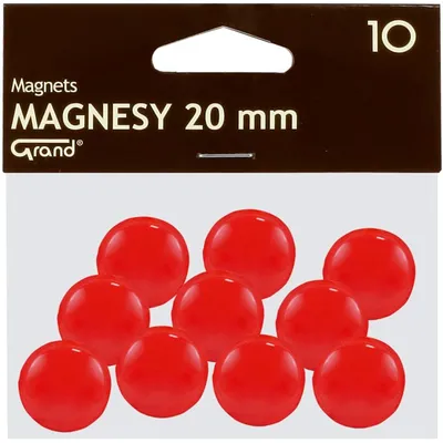 Magnes 20mm GRAND czerwony