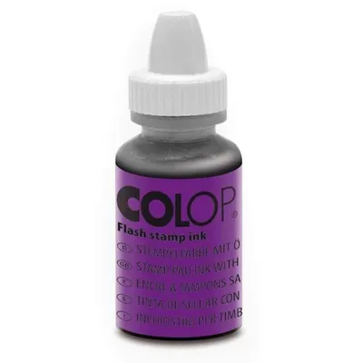 Tusz do Pieczątek Flashowych EOS 10ml Fioletowy /Colop