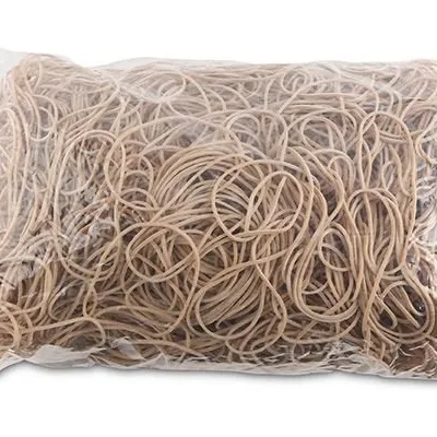 Gumki Recepturki Office Products Średnica 60mm 15X15mm 60% Kauczuku 1000G Zgrzewka Naturalne