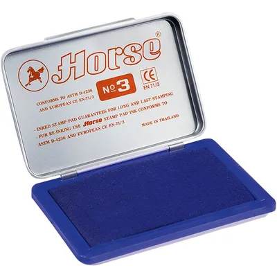 Poduszka do stempli HORSE nr3 – niebieska 85x54mm