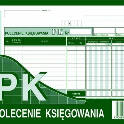Polecenie Księgowania PK A5 Offset Poziom 439-3 /MiP