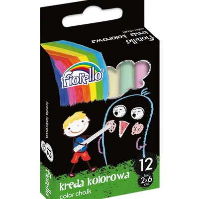 Kreda kolorowa 12 szt. Fiorello