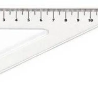 Ekierka Szkolna 12cm Mała Nierównoramienna Mf 922822 /Ok Office