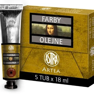Farba Olejna 18ml Tubka Czerwień Marsa /Astra
