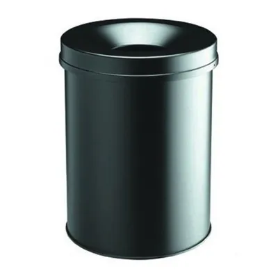 Kosz Na Śmieci Safe 15 Litrowy Okrągły Czarny /Durable 330501