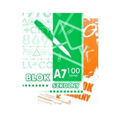 Blok Biurowy-Szkolny A7/100 Kreska