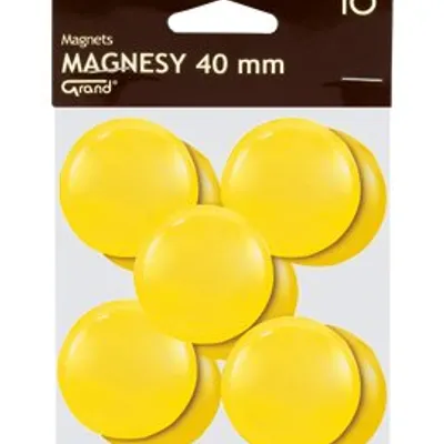 Magnes 40mm GRAND żółty