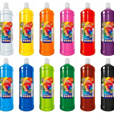 Farba Plakatowa 1000ml Ciemna Brązowa Sweet Colours / Otocki