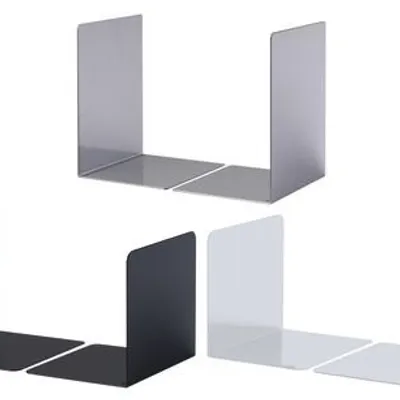 Podpórka do książek S Srebna /Durable 324323
