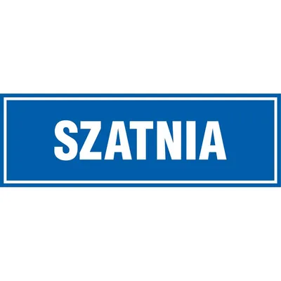 Znak TDC Szatnia /TDC