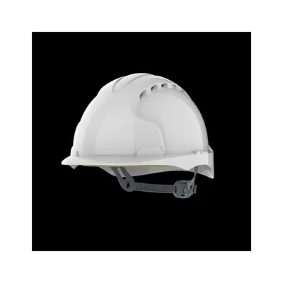 Hełm Ochronny Evo®2 Pasek Przesuwny Wentylowany Biały /JSP