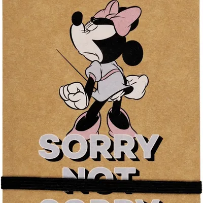 Kołonotes z Gumką A6 96k Kratka Minnie /Beniamin