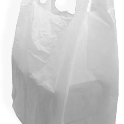 Reklamówka HDPE 20kg (40x80) Biała (Poniżej 15mic) /B