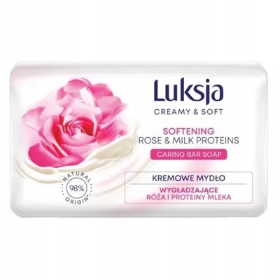 Mydło Luksja Creamy 90g Róża i Mleko