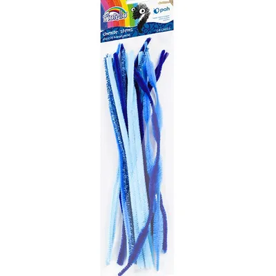 Druciki kreatywne FIORELLO GR-CH019, 30 cm, 20 szt. niebieskie