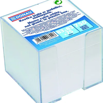 Kostka Donau Nieklejona W Pudełku 92X92X82mm Biała