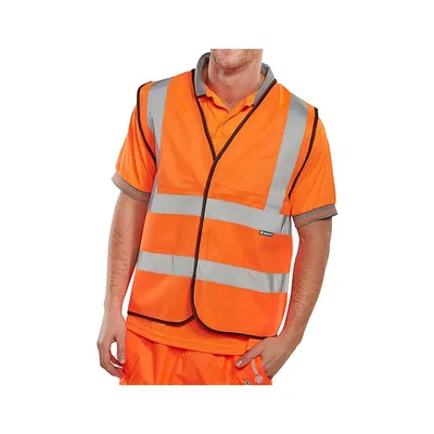 Kamizelka Ostrzegawcza Beeswift Rozm. 4XL Pomarańczowa /BEESWIFT