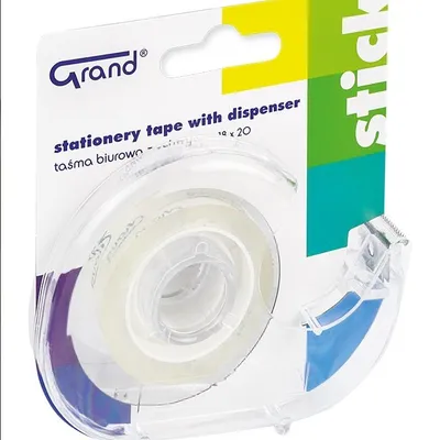 Taśma biurowa GRAND 18*20 m z dispenserem